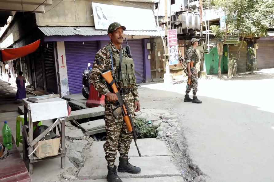 Security beefed up in Imphal after violence