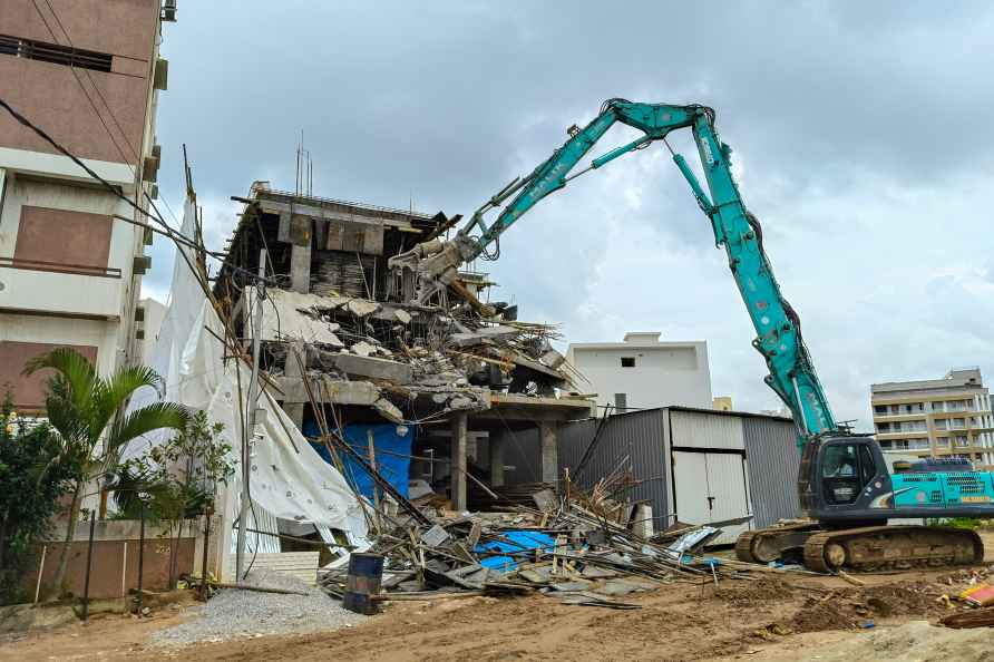 Demolition drive in Hyderabad