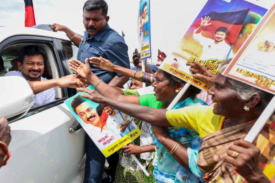 Udhayanidhi Stalin visits Madurai