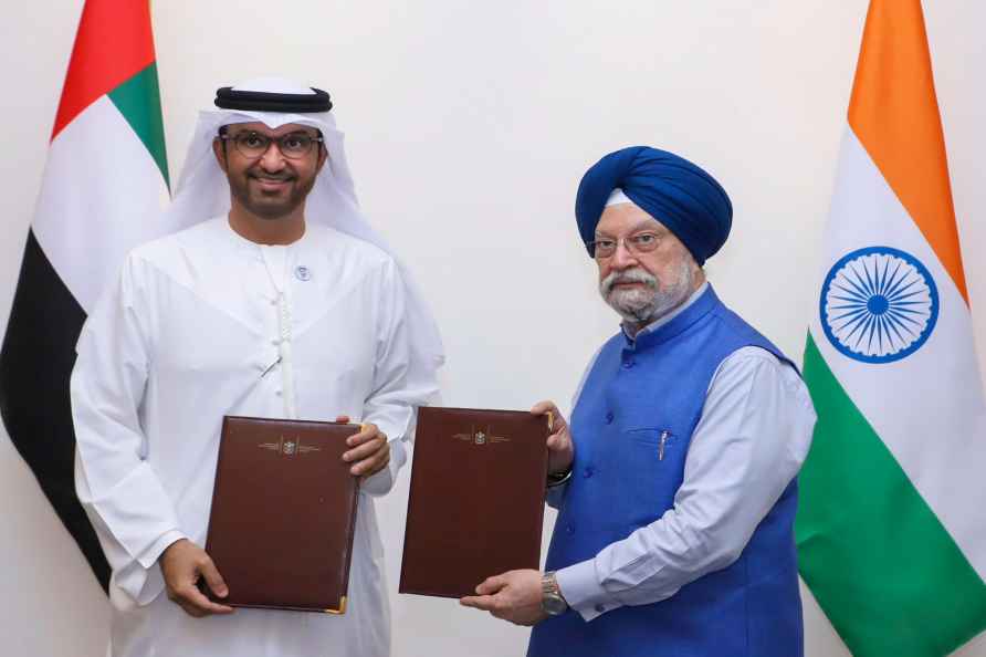 Hardeep Singh Puri meets UAE Minister