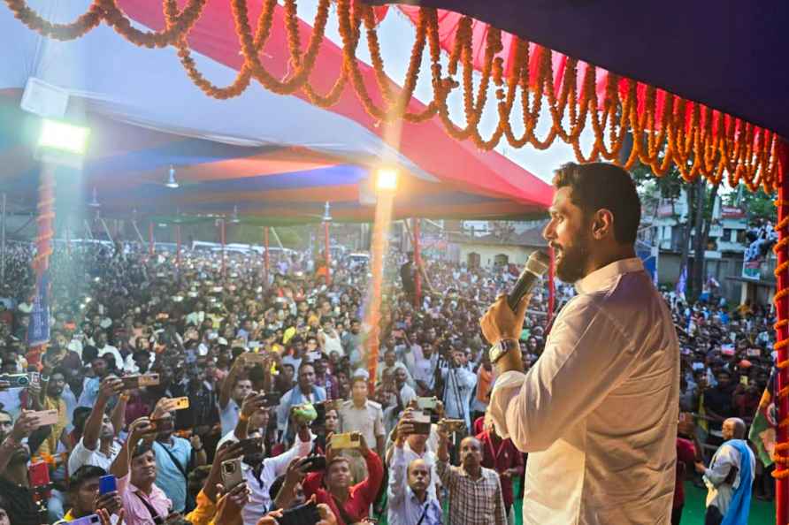 Chirag Paswan in Begusarai