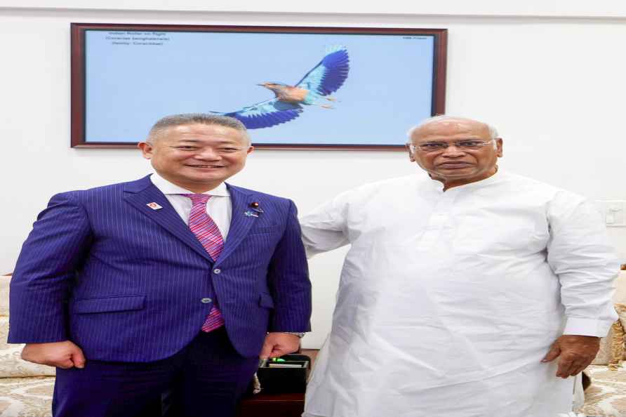 Japan Innovation Party delegation meets Kharge