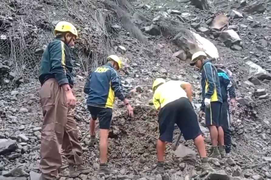 Landslide on Kedarnath National Highway