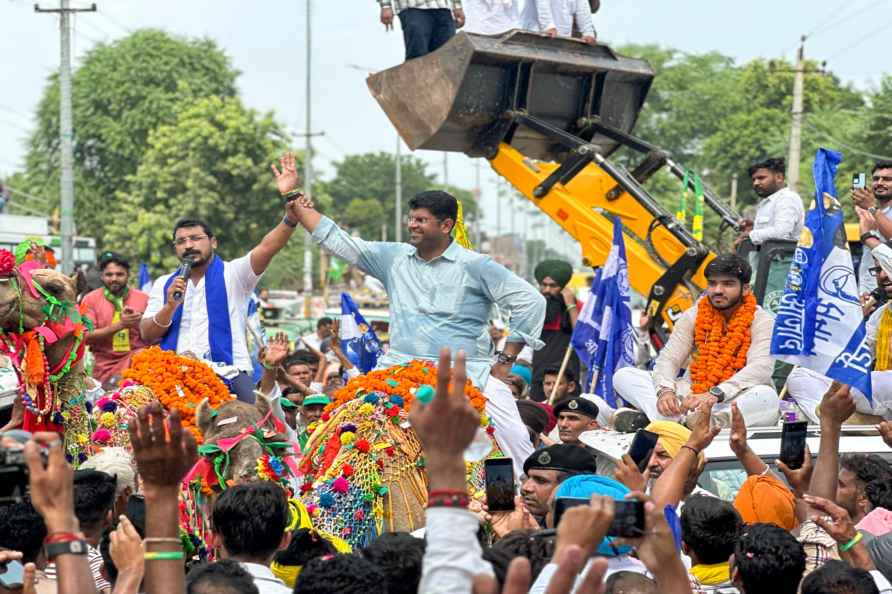 Dushyant Chautala's nomination rally