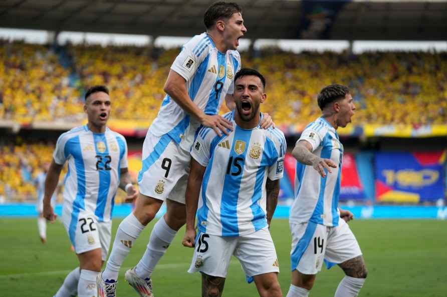 Argentina vs Colombia soccer match