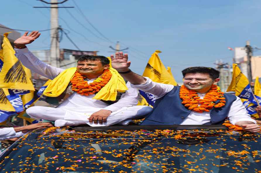 Raghav Chadha at roadshow