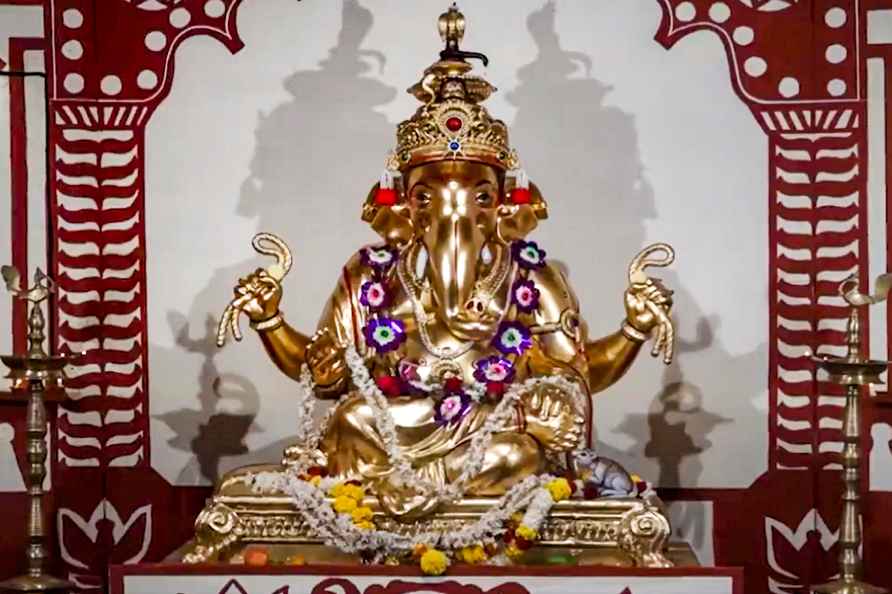 Ganesh Chaturthi At Palace Of Former Goa Ruler