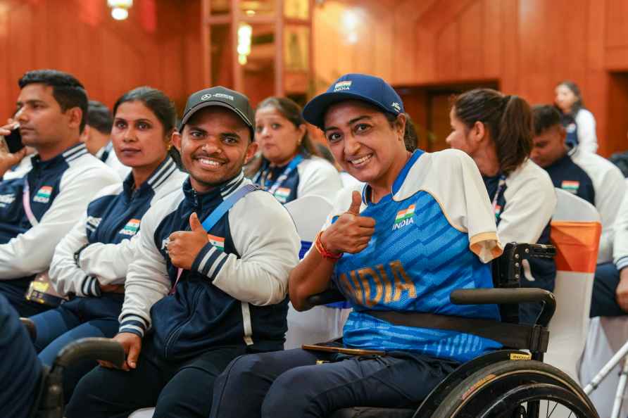 Felicitation of Paris Paralympics' Indian contingent