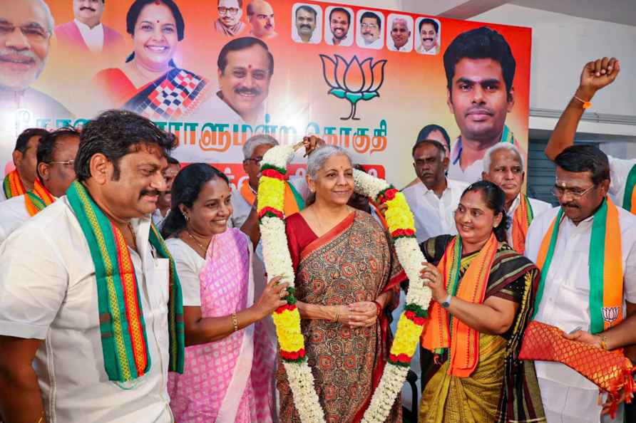 Nirmala Sitharaman in Tamil Nadu