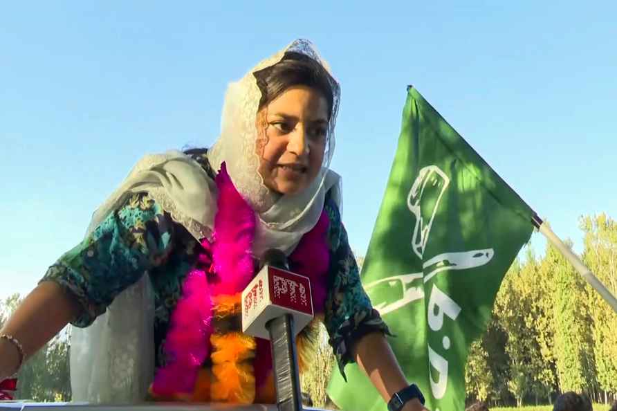 Iltija Mufti campaigns for J&K polls