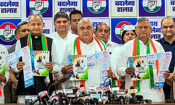 'Haath Badlega Haalaat': Cong's manifesto promises to set up special task force to make Haryana drug-free