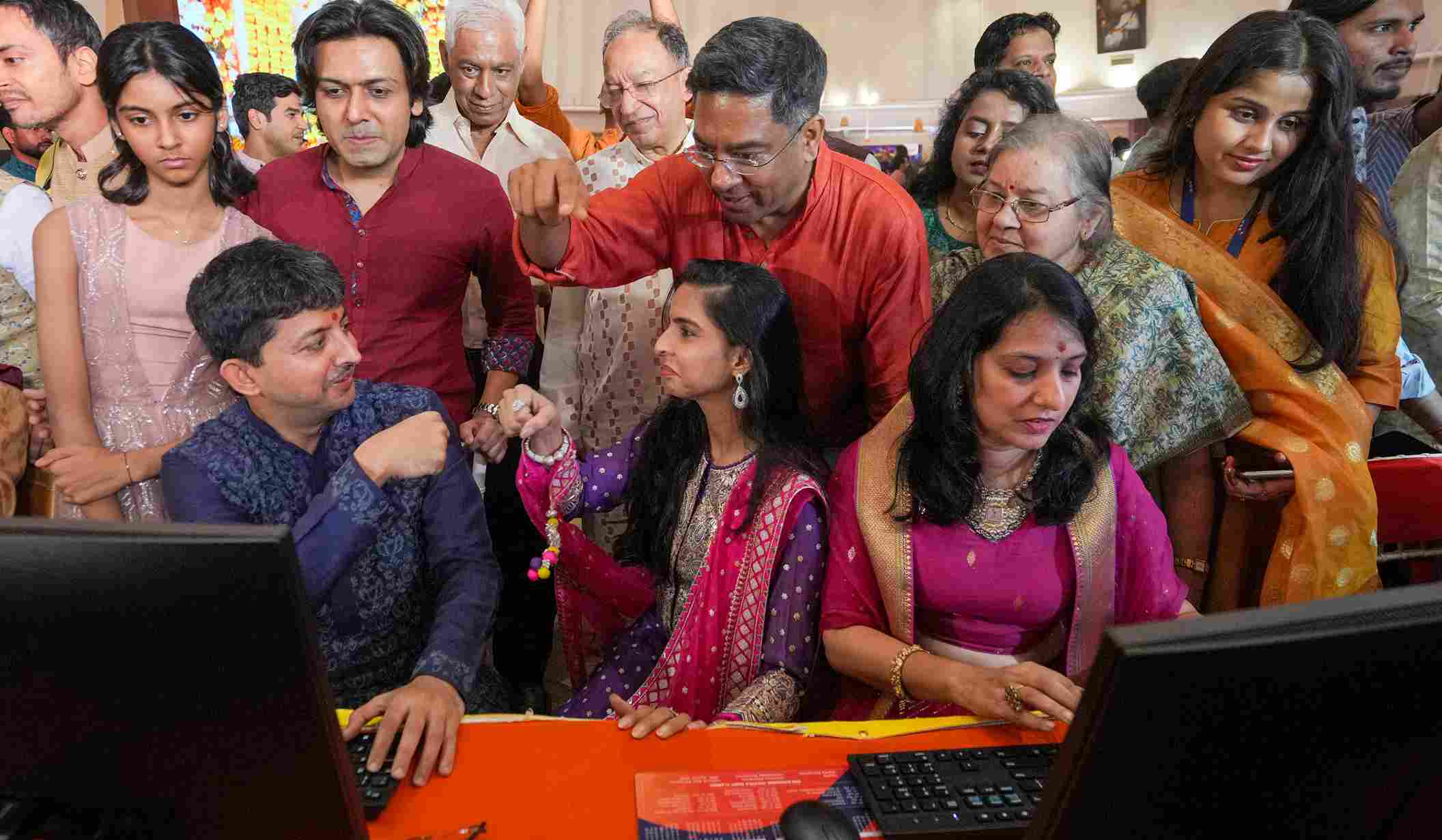 Sensex closes up by 355 points in Muhurat Trading session