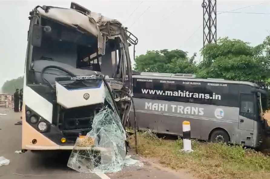 Accident in Telangana's Suryapet