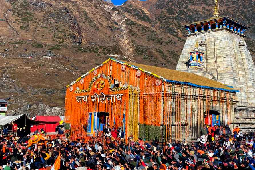 Kedarnath Dham doors closed