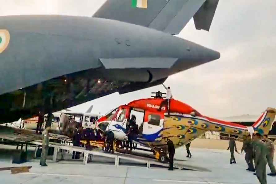 Sarang Helicopter Display Team departs for Bahrain