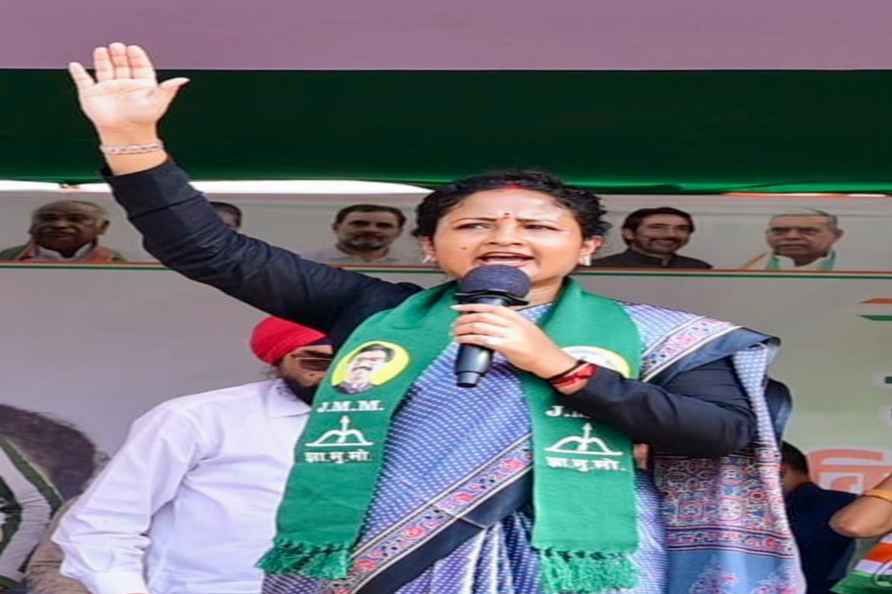 Kalpana Soren campaigns for Jharkhand polls