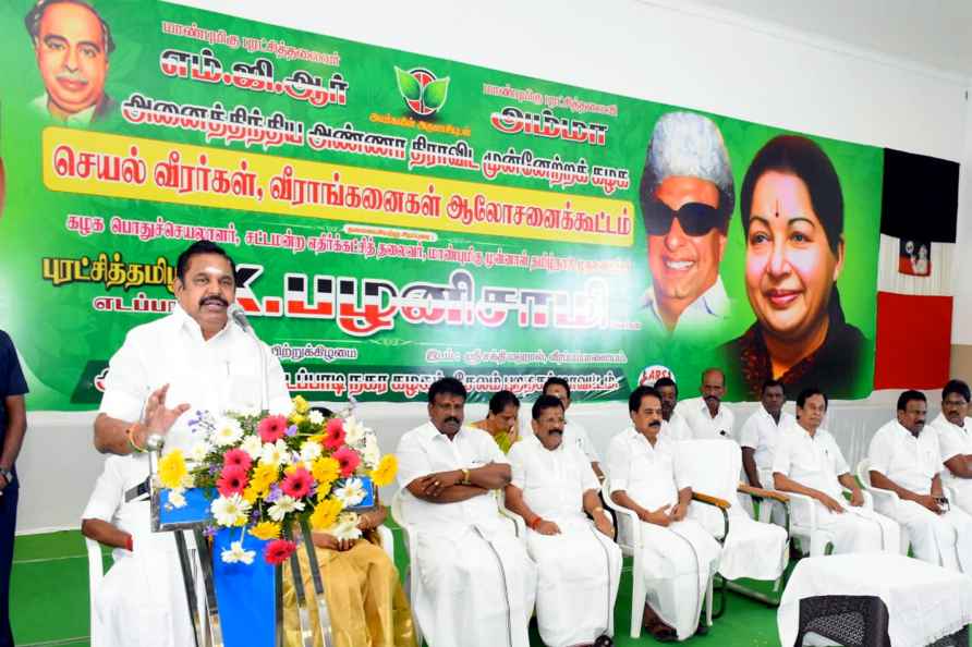 Edappadi K Palaniswami in Salem