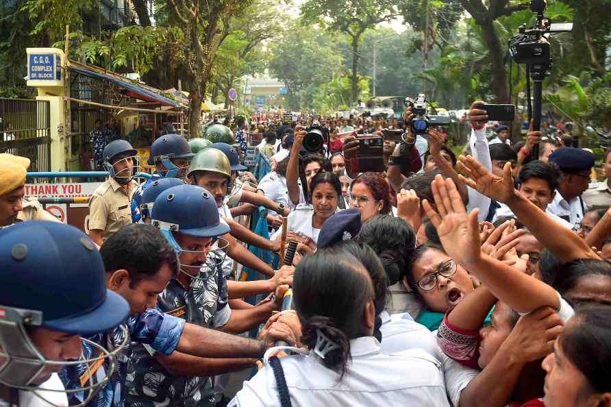 Protest over Kolkata doctor rape-murder case