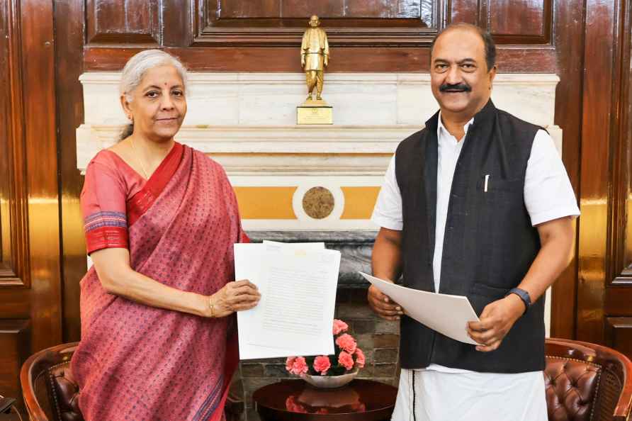 Nirmala Sitharaman, KN Balagopal meet