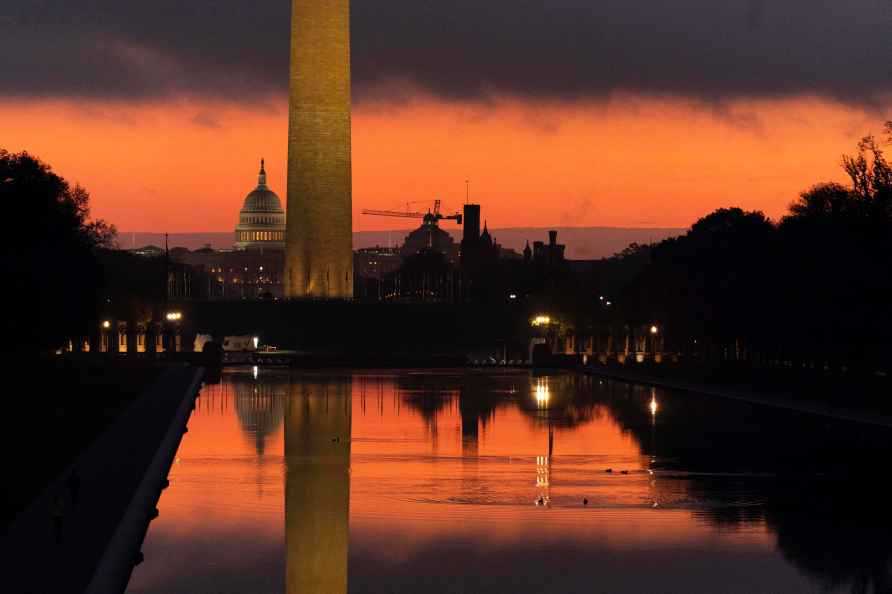 The U.S. Capitol, is seen on sunrise in Washington, Tuesday, Nov...