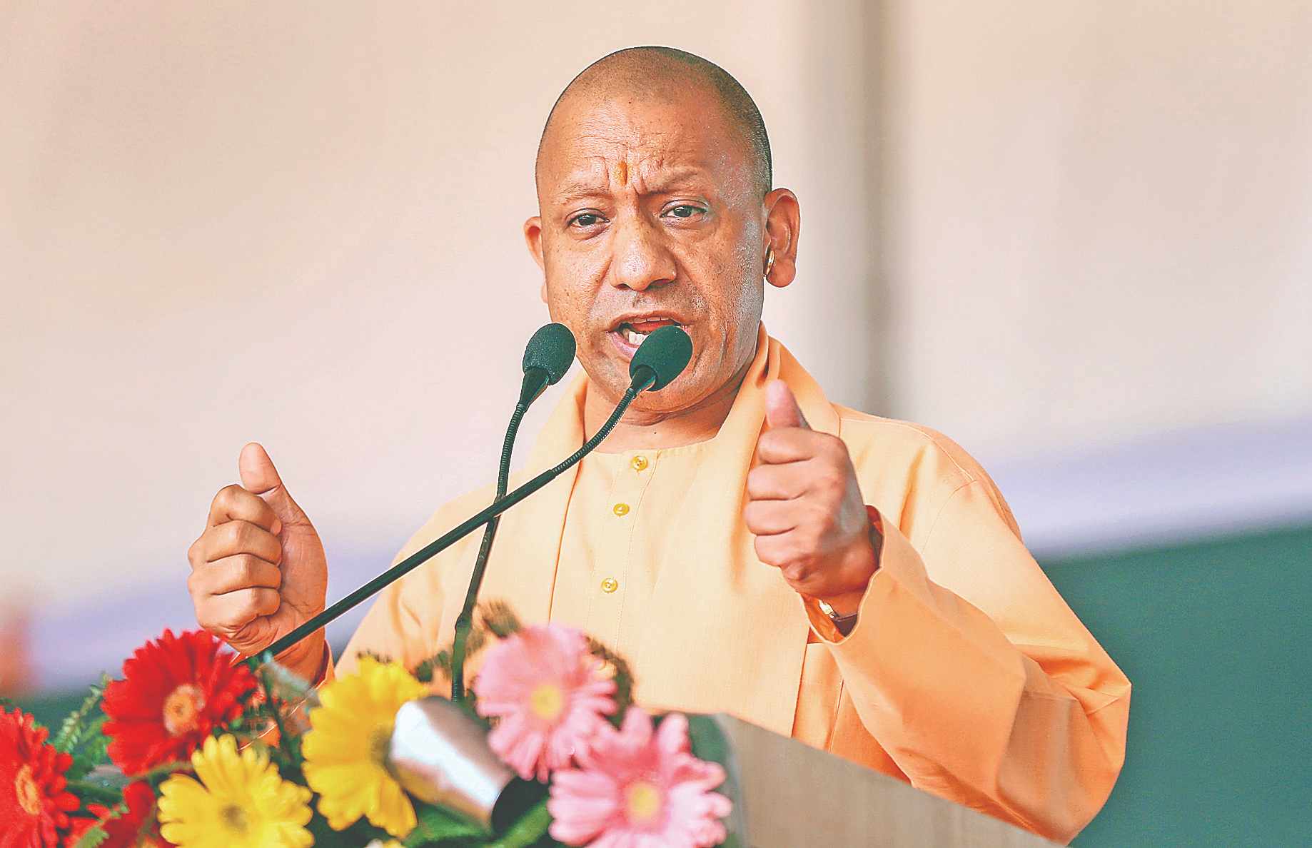 JMM-Cong-RJD plotted to alter Jharkhand's demography via land jihad, love jihad: Yogi Adityanath