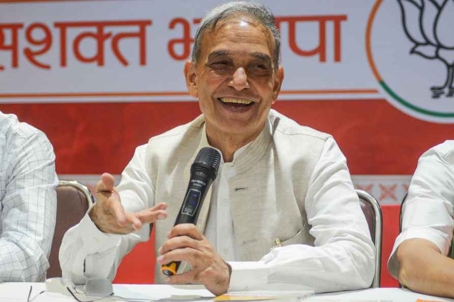 BJP leader Satyapal addresses media