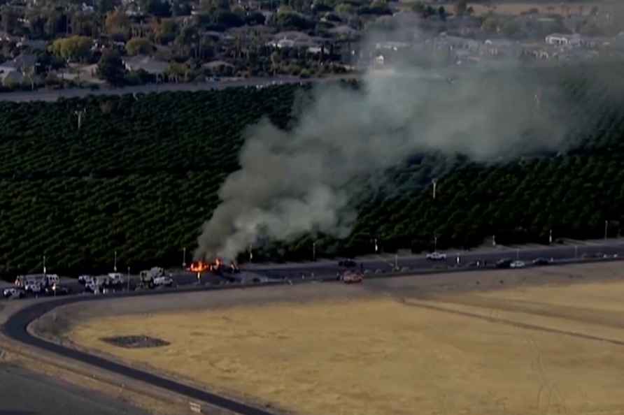 Plane crash in Mesa