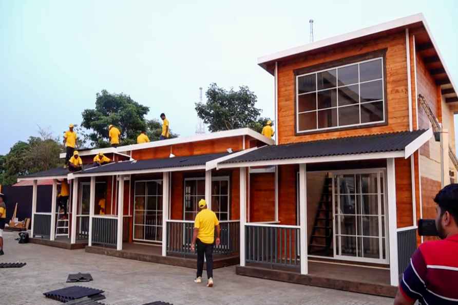 130-square-meter house constructed in 10 hours in Goa