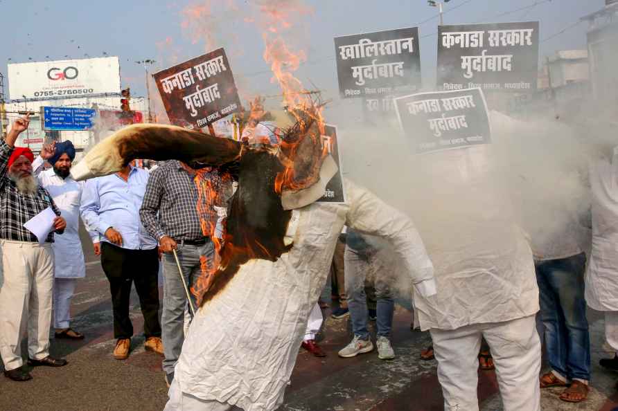 Protest against attack on Hindu temples