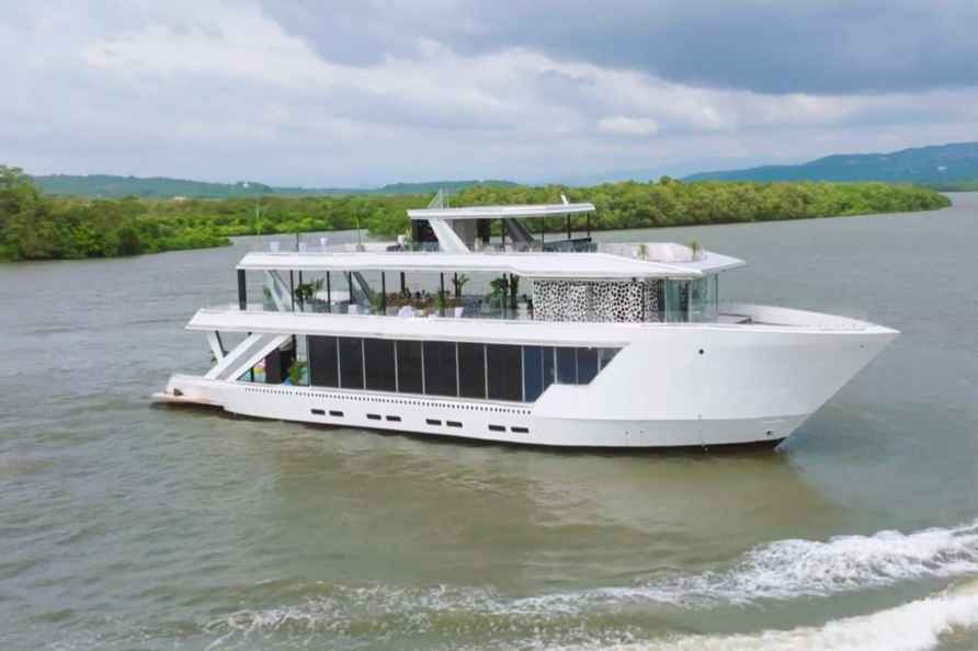 Inauguration of Superyacht 'RA-11' in Goa