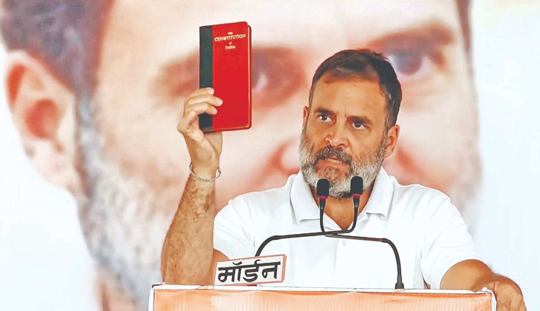 Does Cong want to rewrite Constitution, asks BJP over ‘blank’ red book in Maharashtra