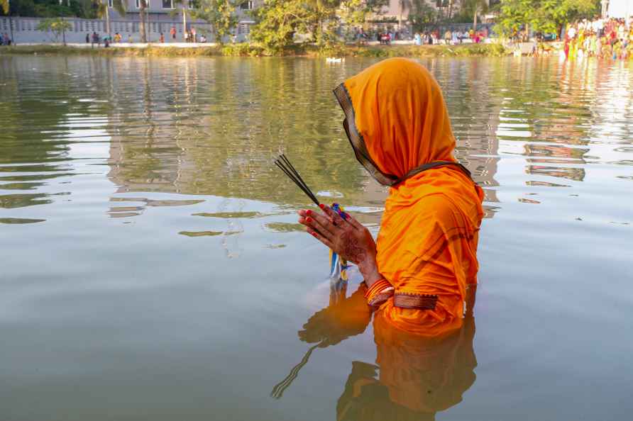 Chhath Puja festival in Agartala