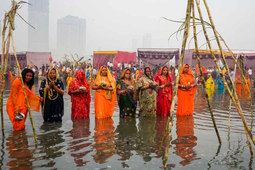 Chhath festival in Noida