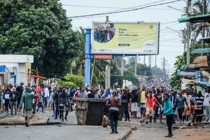 Protesters dispute the outcome of the Oct. 9 elections