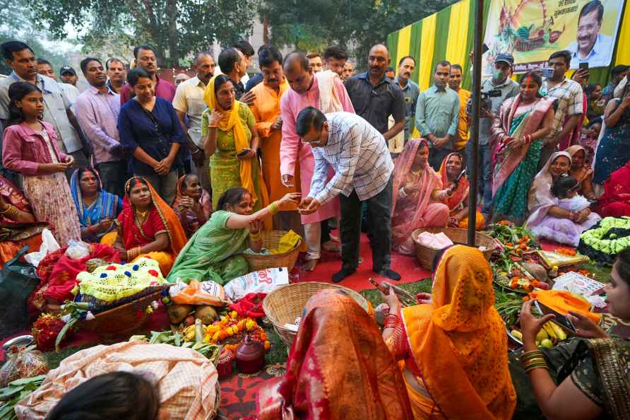 Kejriwala at Chhath Puja