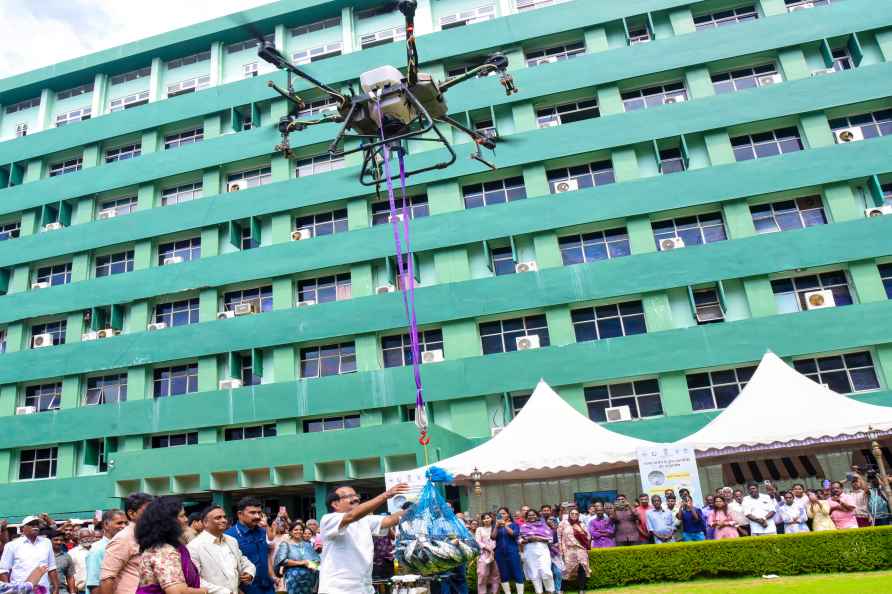 Demonstration of drone applications in fisheries sector