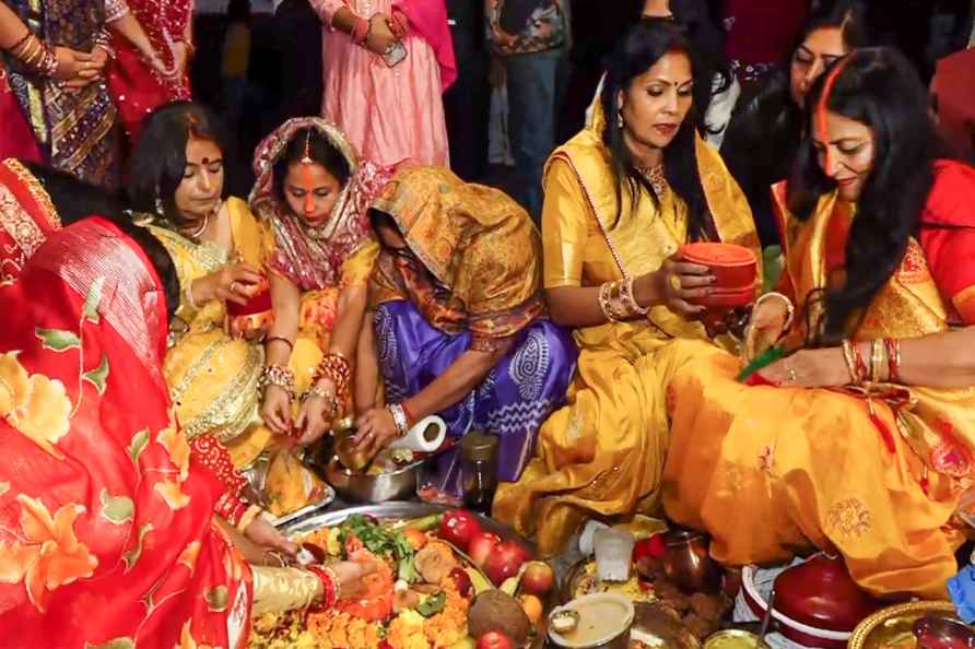 Chhath Puja in USA's Virginia