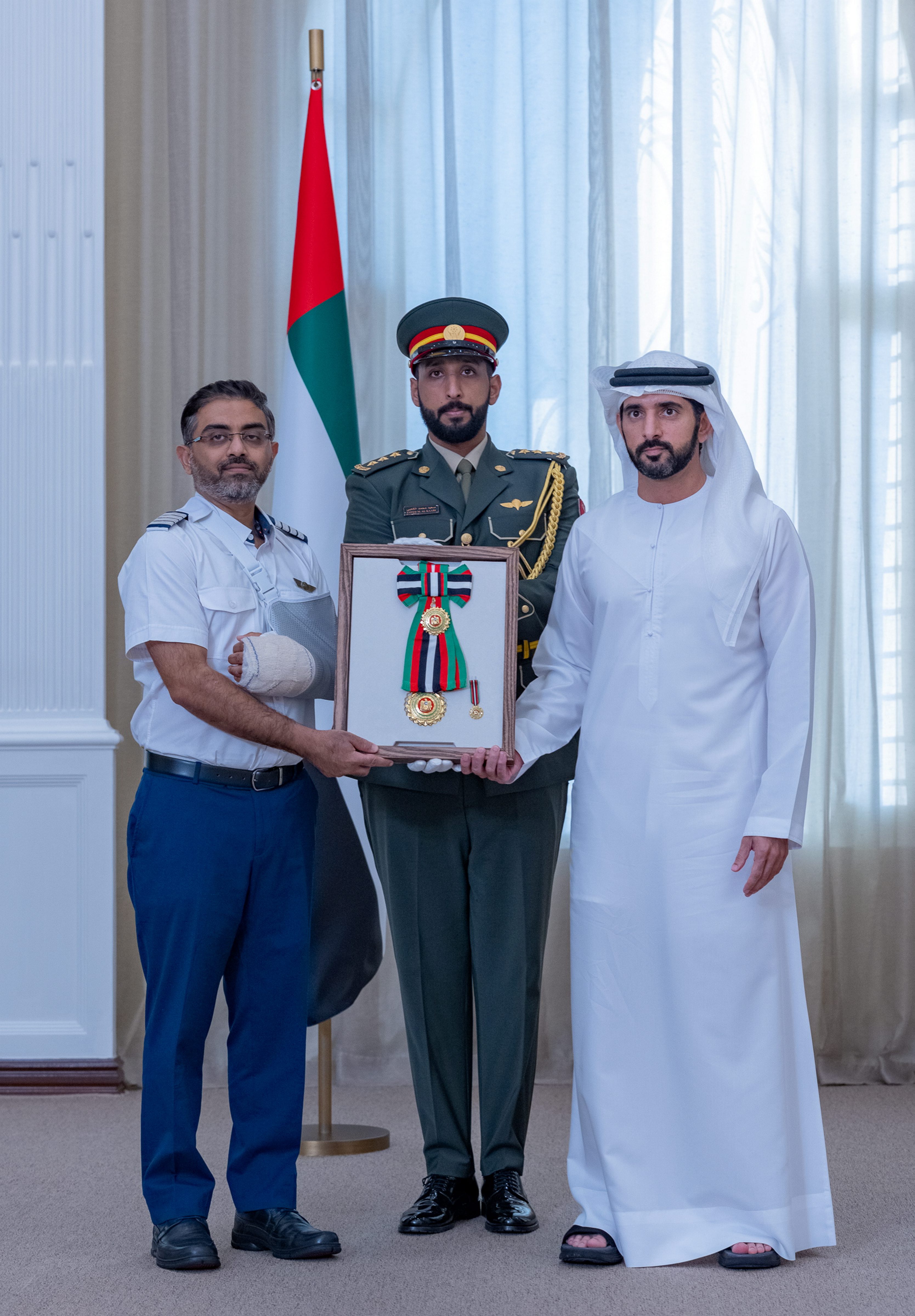 UAE honours flydubai Captain Smit Machchhar for courage during in-flight emergency