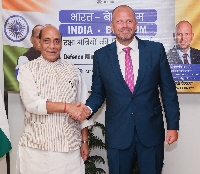 Rajnath Singh, Belgian counterpart Francken review defence ties, industrial cooperation 