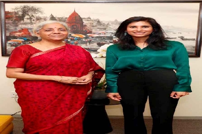 Sitharaman meets IMF's Gita Gopinath, discusses downside risks to economy