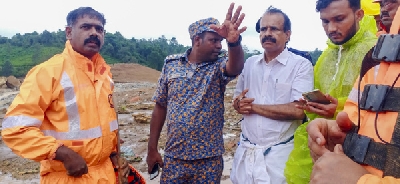 Union Minister George Kurian visits landslide-hit Wayanad, meets survivors