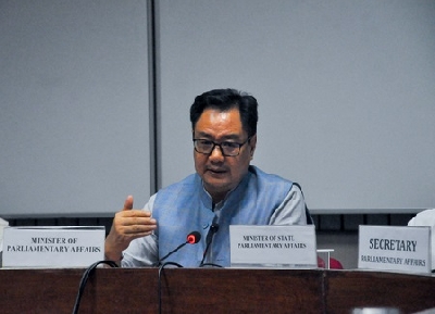 Oppn lacks confidence after poll defeats, vents frustration in Parliament: Kiren Rijiju 